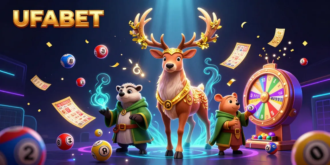 Engage in premium casino gaming experiences with UFABET's enchanting digital illustration.