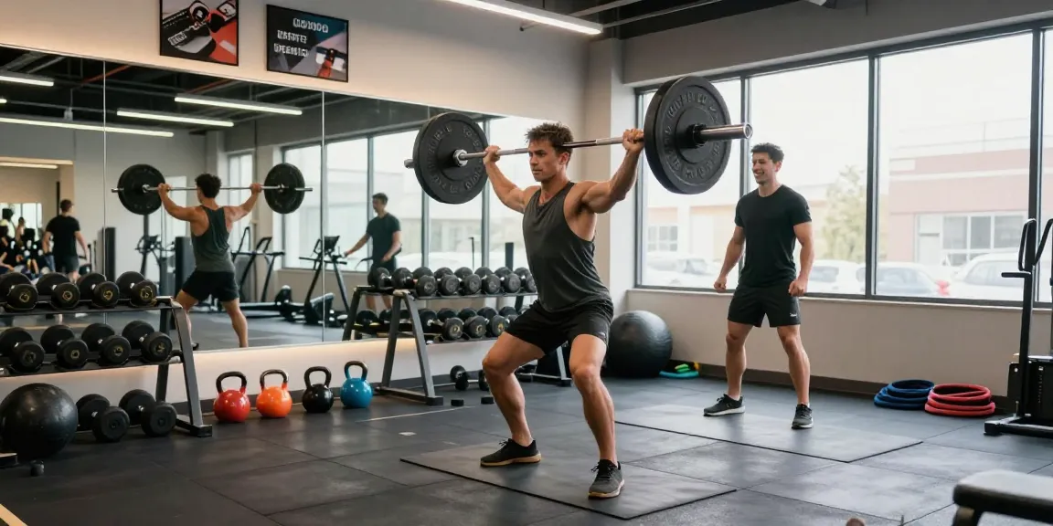 Official Prime Pharma Steroid Shop scene showcasing a weightlifting session in a vibrant gym environment, emphasizing strength and dedication.
