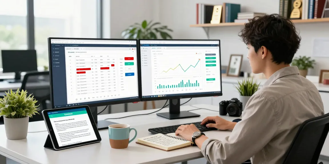 Detect fake receipt analysis by an analyst in a modern tech workspace with advanced AI tools.
