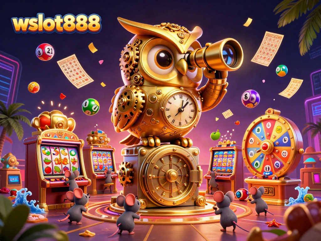 Gali jackpot menarik di wslot888 dengan grafis cerah dan karakter menarik di kasino.