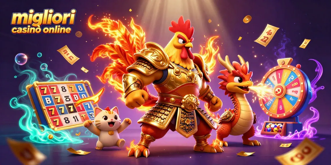 Vivi l'emozione nei migliori casinò online con elementi di gioco vivaci e personaggi animati.