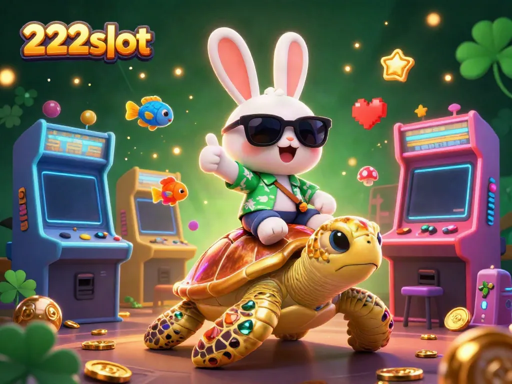 Menangkan jackpot dengan 222slot, kelinci keberuntungan dan kura-kura emas beraksi di dunia kasino