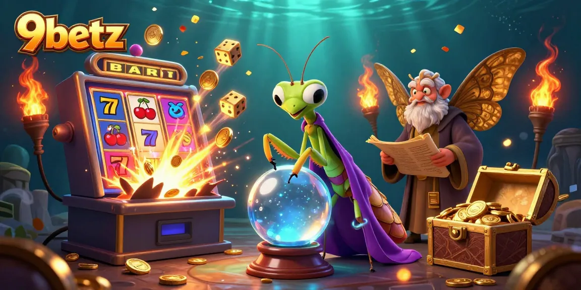 Experience the thrills of casino gaming with 9betz, featuring lively characters and exciting game elements.