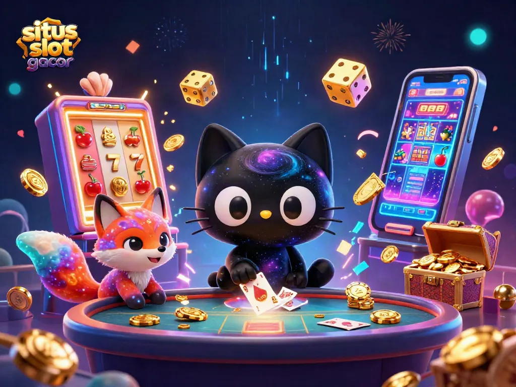 Mencoba peruntungan di situs slot gacor dengan slot jackpot menggelegak dan karakter berwarna-warni.