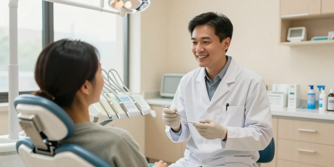 Visit the dentist for a comforting and professional dental experience at a welcoming clinic.