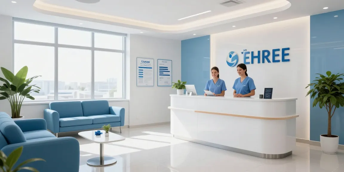 Hair transplant Turkey clinic reception area with healthcare professionals, offering trusted patient care and medical services.