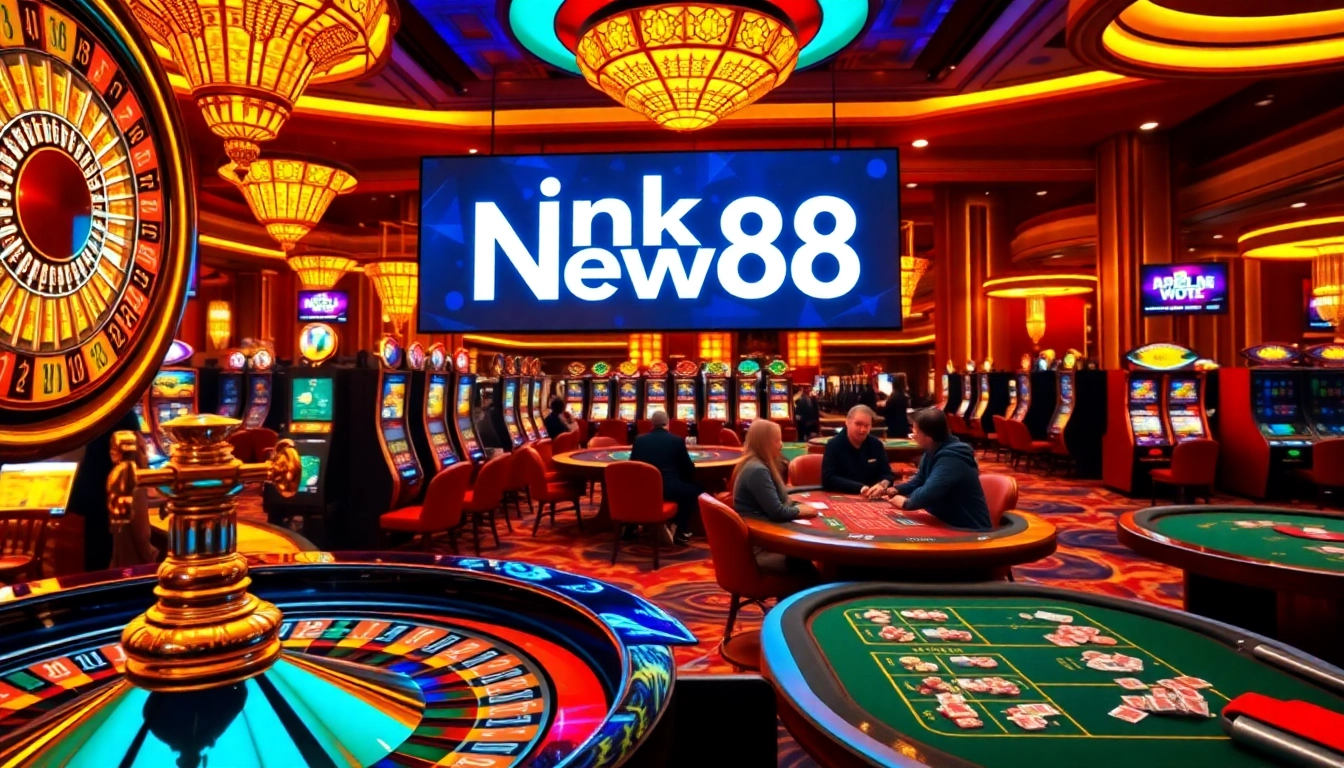 Experience the thrill of gambling at Link New88 with vibrant casino games and lively action.