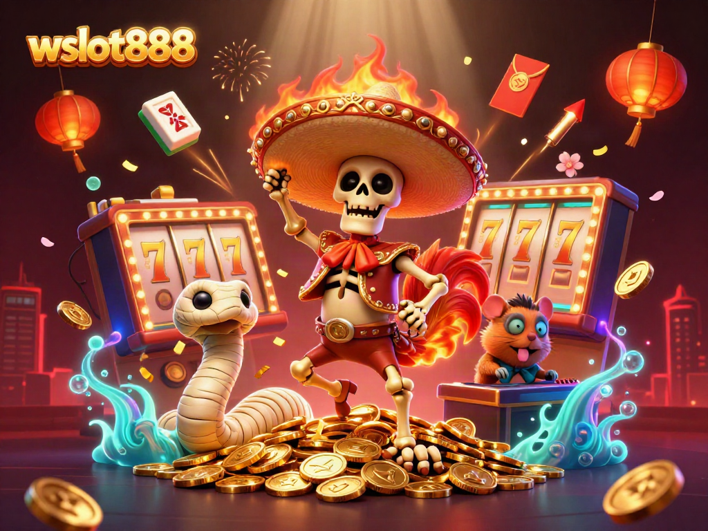 Mari kita mainkan slot di wslot888 dengan suasana meriah dan karakter menarik.
