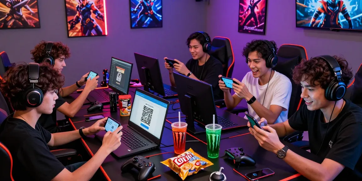 Topup akun game dengan QRIS gratis biaya admin di NAGA2000, suasana bermain yang seru.