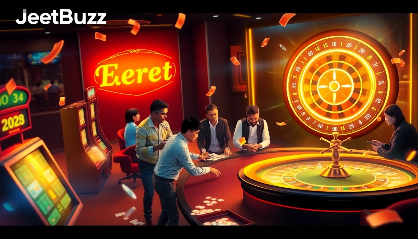 Experience thrilling gameplay at JeetBuzz Bangladesh with interactive betting options and vibrant casino visuals.