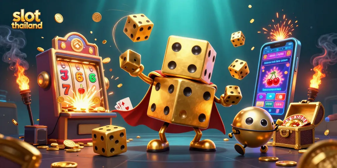 Experience thrilling gameplay with slot thailand in a vibrant, dynamic casino scene.