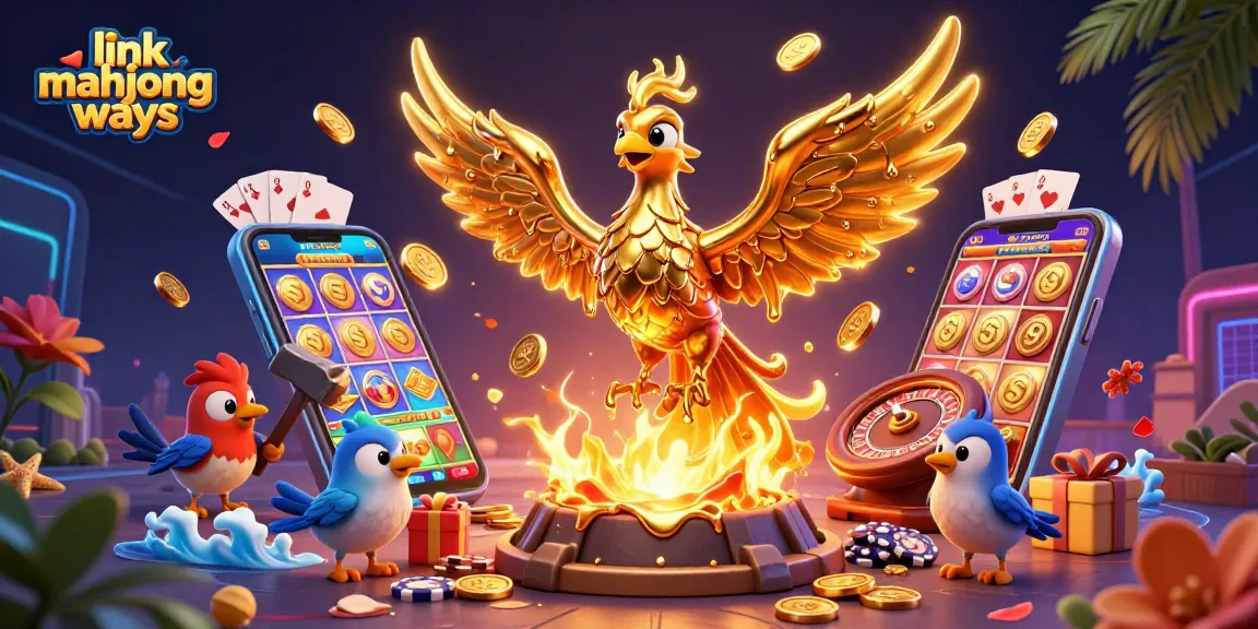 Playing "link mahjong ways" transforms your gaming experience with vibrant casino elements and golden luck.